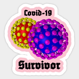 Covid-19 Survivor Sticker